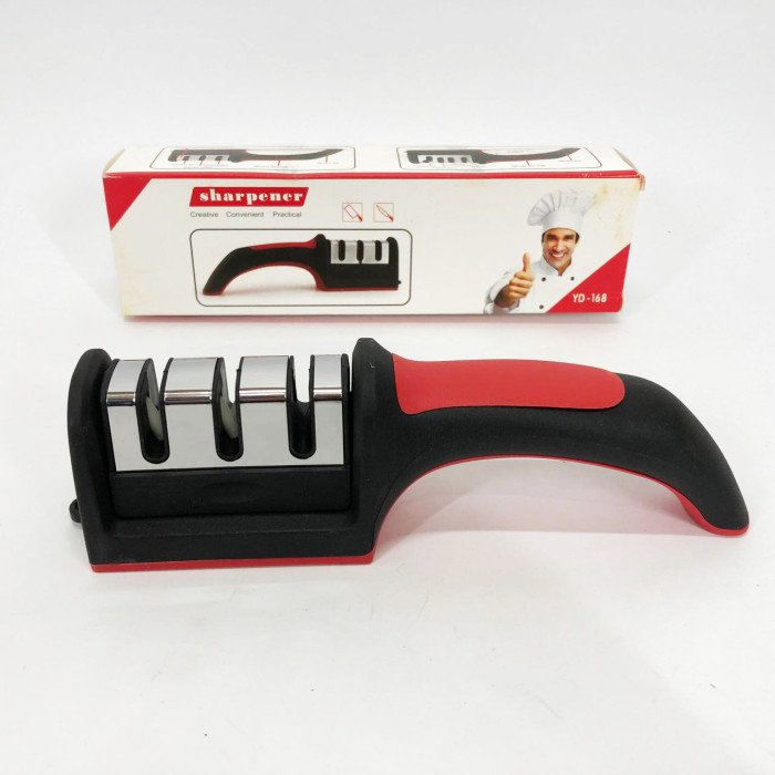 Професійна Ручна Точилка для ножів 3 рівня заточування Fast Sharpener RS-168