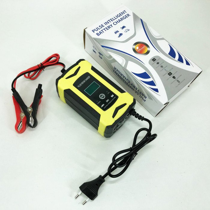 Зарядний пристрій Smart Charger 12V 6A для автомобільного акумулятора