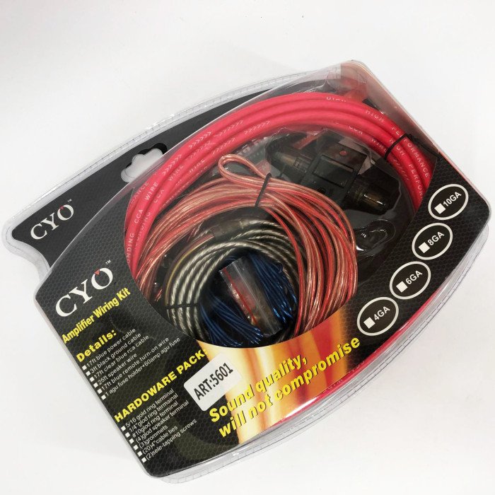 Комплект дротів для сабвуфера MDK MD-8GA дроту для підключення підсилювача