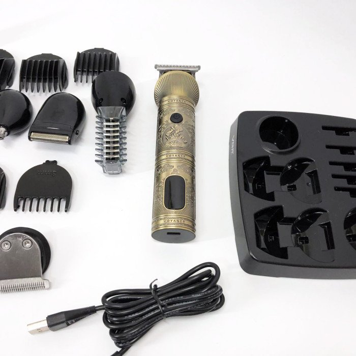 Професійний набір/машинка для стрижки волосся 6 в 1 VGR V-106, бритва триммер для бороди