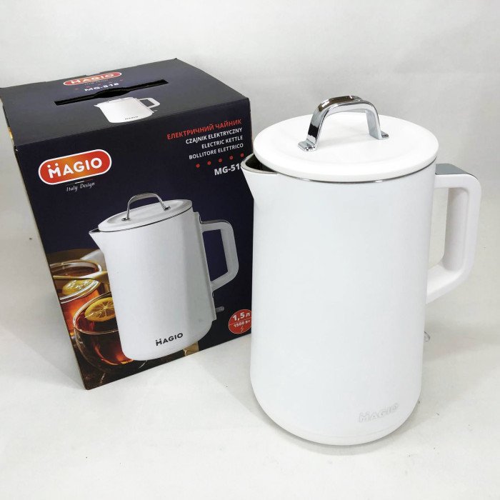 Електрочайник-термос MAGIO MG-518, 1,5 л, 1500Вт