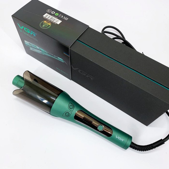 Стайлер плойка для авто завивки волосся VGR V-583 з керамічним покриттям та регулюванням температури