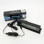 Автомобильные часы с подсветкой VST-7013V вольтметр, 2 термометра Авточасы с выносным термометром
