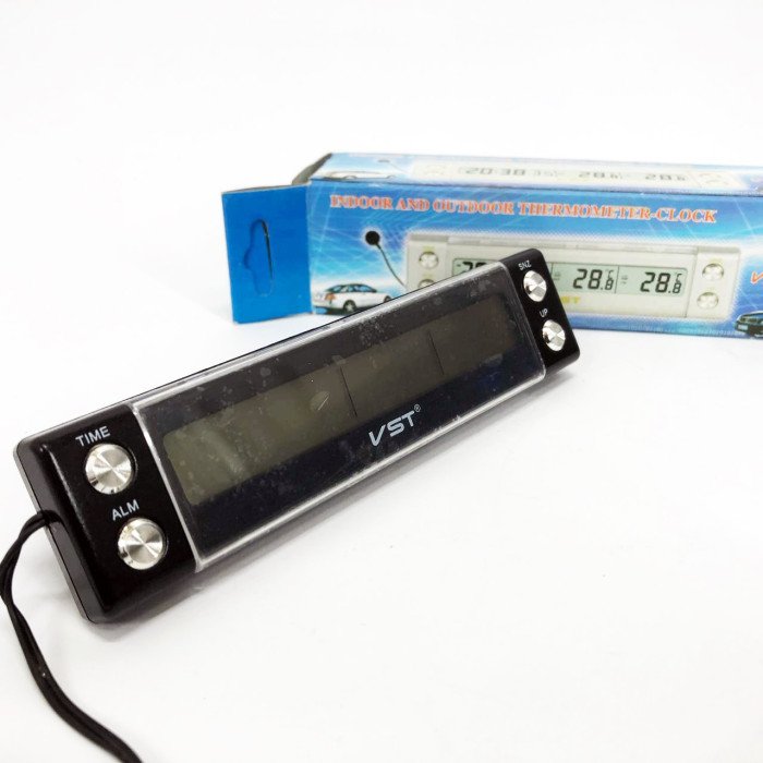 Автогодинник з датчиком температури VST-7036