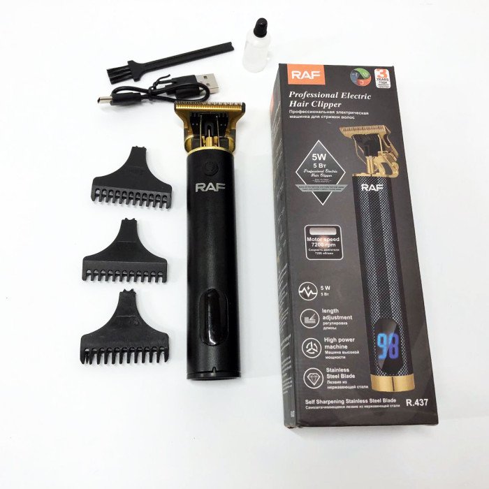 Тример RAF R.437 для стрижки волосся та бороди акумуляторна