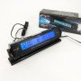 Автомобильные часы с подсветкой VST-7013V вольтметр, 2 термометра Авточасы с выносным термометром