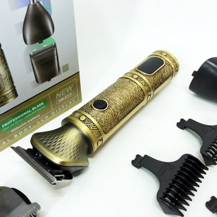 Тример 18 в 1 Kemei KM-2313, Універсальний триммер для чоловіків хороші машинки для стрижки волосся для дому