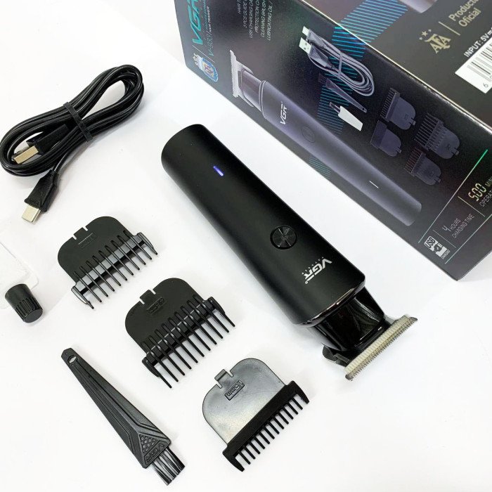 Акумуляторний триммер для стрижки волосся VGR V-933, Тример набір для стрижки волосся та для гоління