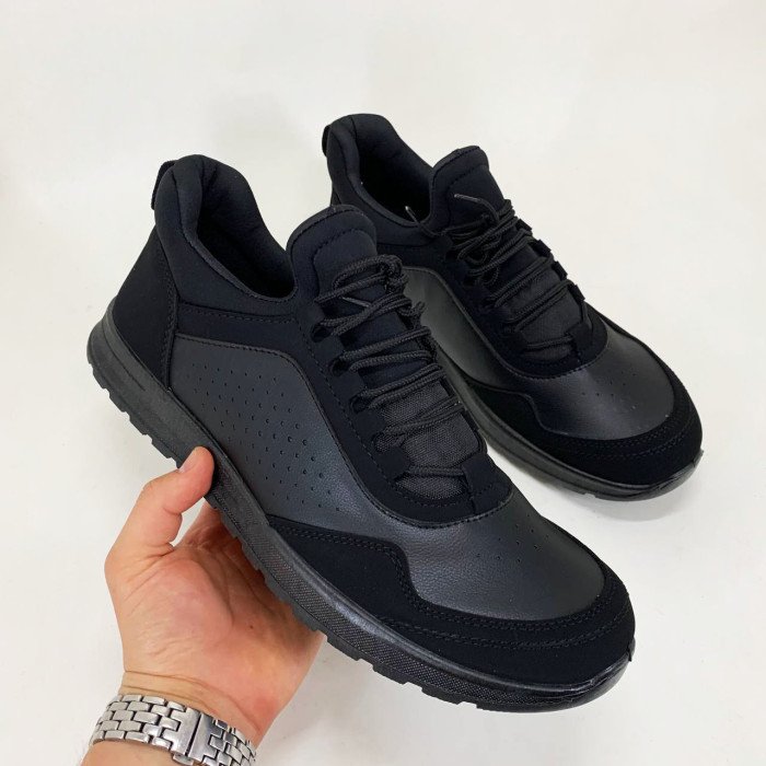 Кросівки утеплені 45р 29,5см, Кросівки єврозима, Зимове чоловіче взуття з текстилю