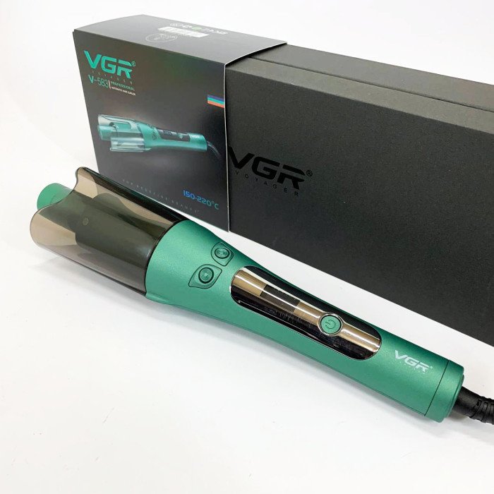 Стайлер плойка для авто завивки волосся VGR V-583 з керамічним покриттям та регулюванням температури