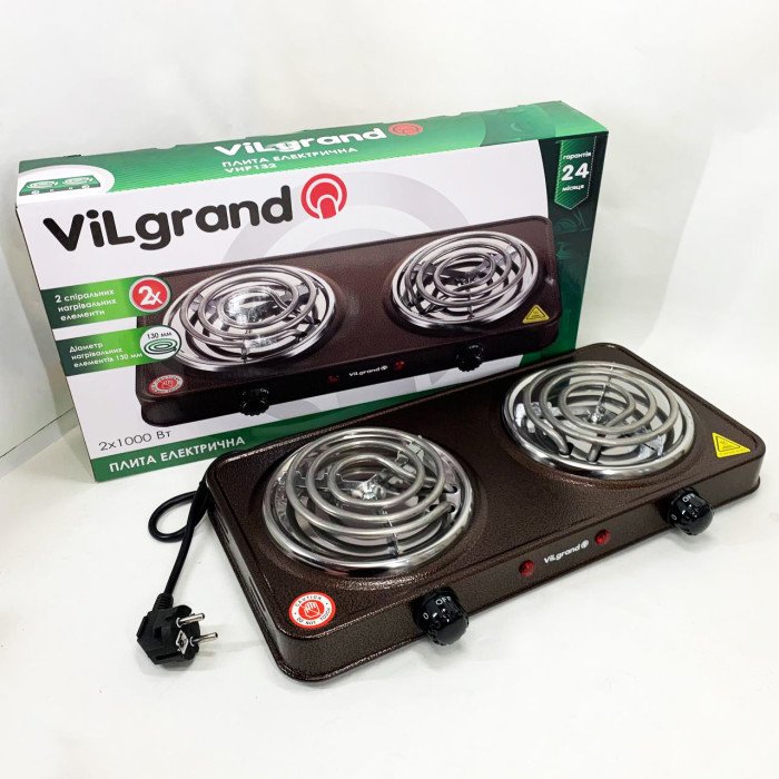 Настільна плита ViLgrand VHP132. Колір: коричневий