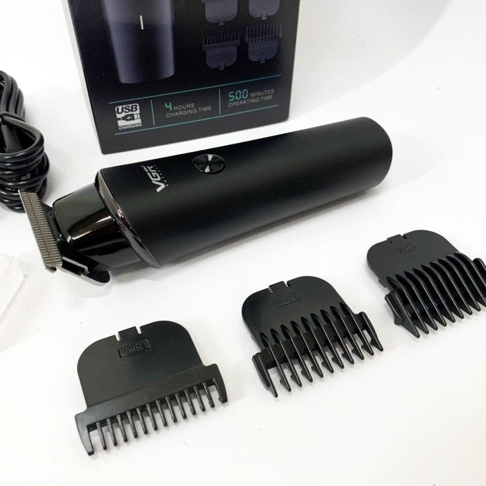 Акумуляторний триммер для стрижки волосся VGR V-933, Тример набір для стрижки волосся та для гоління