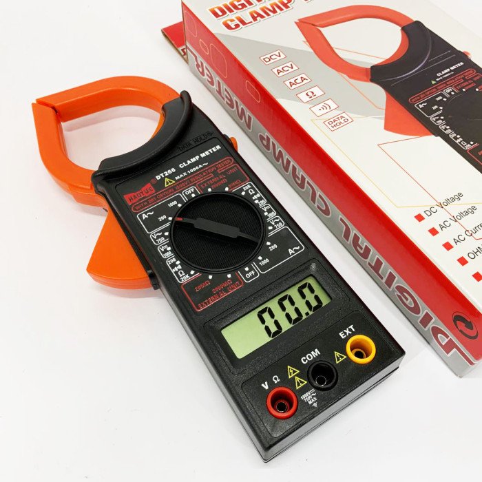 Цифровий кліщовий мультиметр HAOYUE DT266 з чохлом та щупами