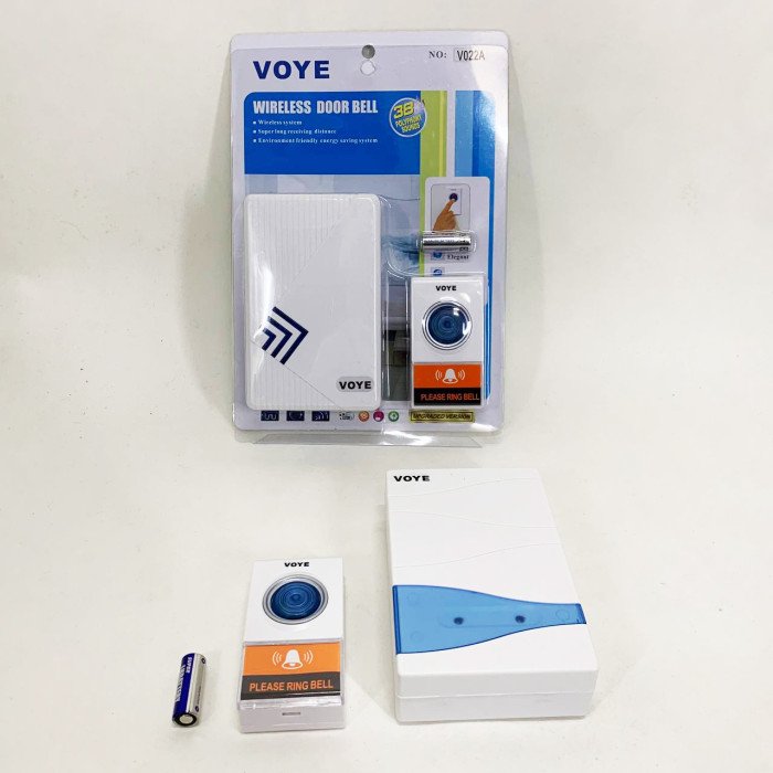 Дзвінок бездротової Mz Voye Battery Дистанційний дзвінок на двері