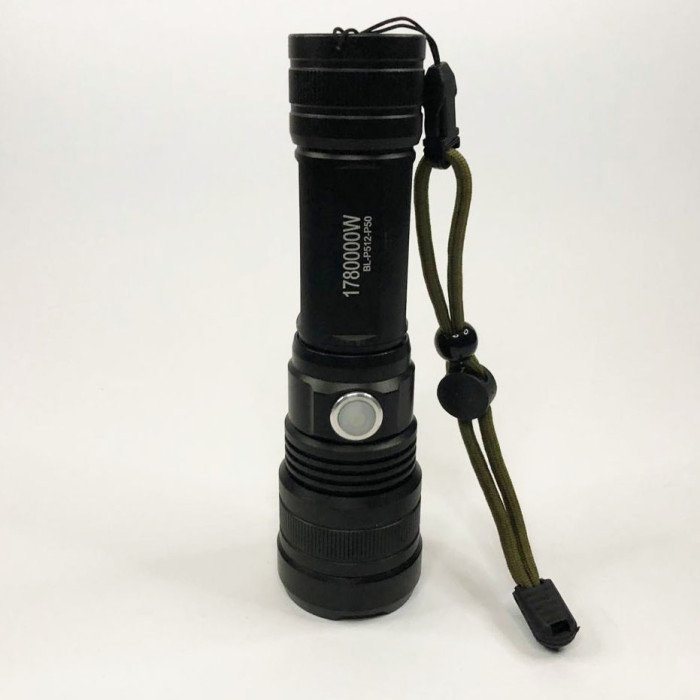 Ліхтар P512-HP50, ЗУ micro USB, 1x18650/3xAAA, zoom, потужний ручний ліхтарик, кишеньковий міні ліхтар