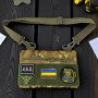 Молодіжна тактична сумка для патчів на плече з 4 кишенями multicam