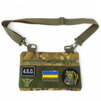 Молодіжна тактична сумка для патчів на плече з 4 кишенями multicam