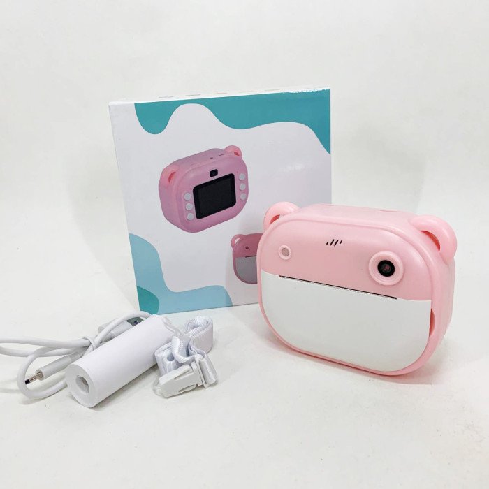 Дитячий фотоапарат миттєвого друку Y600 Pink