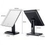 Дзеркало для макіяжу з 16 LED підсвічуванням Mirror White, Дзеркало зі світлом для макіяжу. Колір: чорний