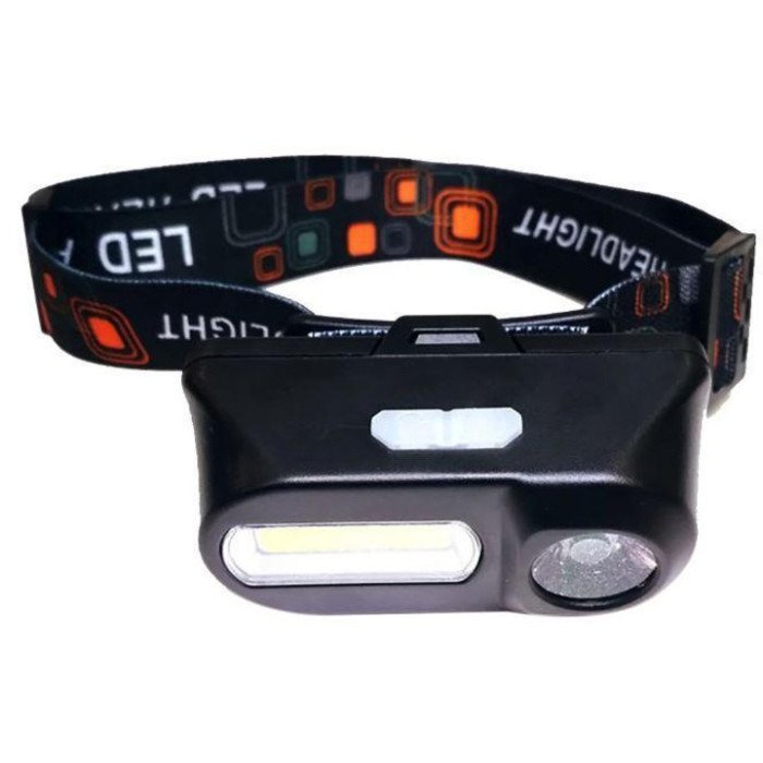 Ліхтар налобний BL-1804A COB XPE з датчиком руху, Ліхтар акумуляторний для риболовлі