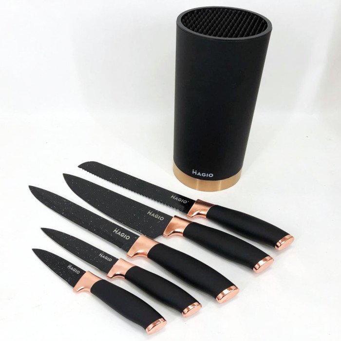 Набір ножів універсальний кухонний Magio MG-1091, набір кухарських ножів, кухонні ножі