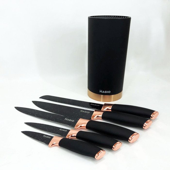 Набір ножів універсальний кухонний Magio MG-1091, набір кухарських ножів, кухонні ножі