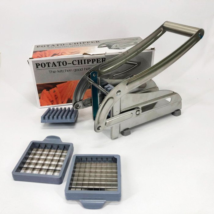 Ручна картоплерізка металева машинка Potato Chipper для нарізки картоплі фрі UN12-15