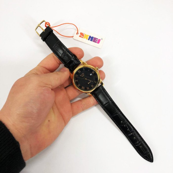 Годинник наручний чоловічий SKMEI 9058LGDBKBK, оригінальний чоловічий годинник, статусний чоловічий наручний годинник