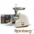 М'ясорубка електрична Rainberg RB-2319 із системою реверсу насадка куббе 3000Вт Beige