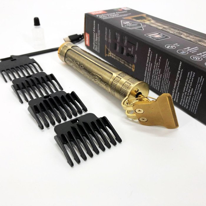 Професійна акумуляторна машинка триммер RAF R.429 для стрижки волосся 5 Вт