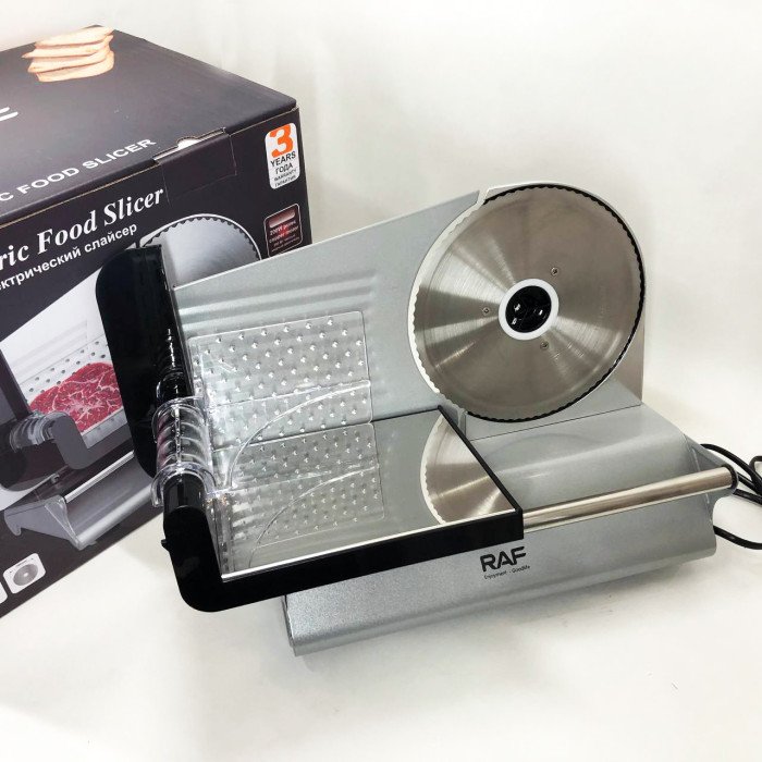 Слайсер для нарізання продуктів ломтерезка RAF R.8800