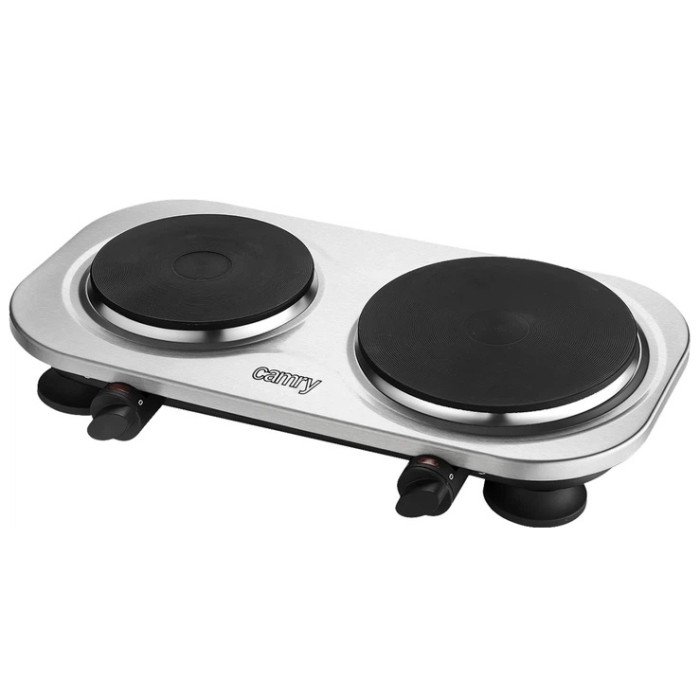 Електрична настільна плита Camry CR 6511 переносна варильна панель на 2 конфорки 2500Вт