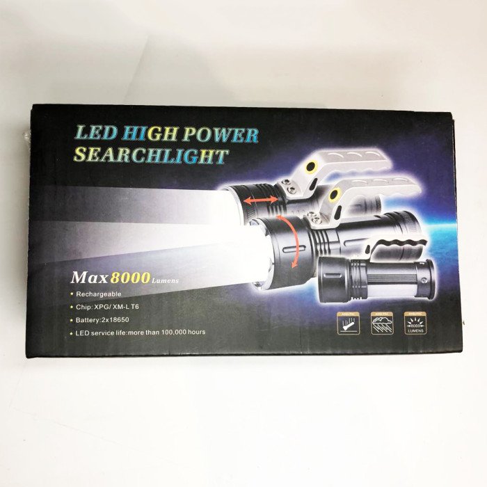 Професійний переносний ліхтар-прожектор Police S911-XPE, ліхтар ручний потужний, тактовний ліхтар