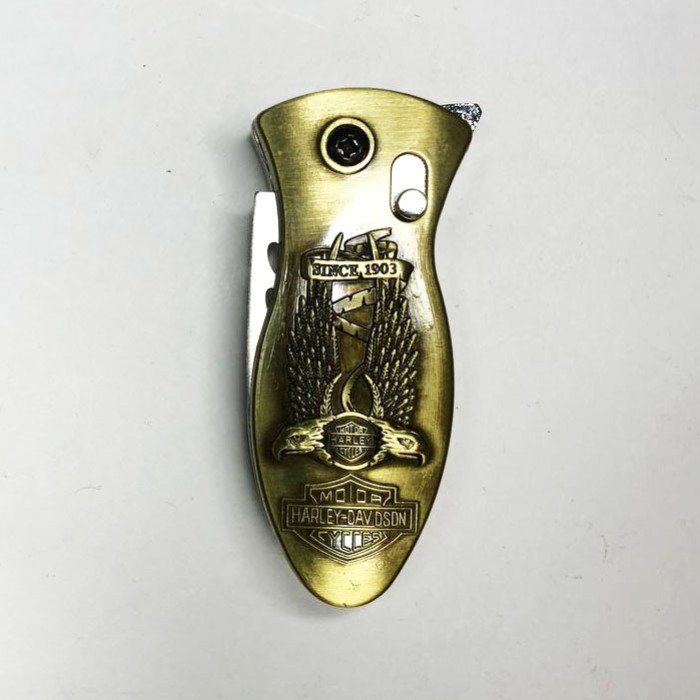 Запальничка з ножем Harley-Davidson, запальничка з турбонаддувом, незвичайна запальничка