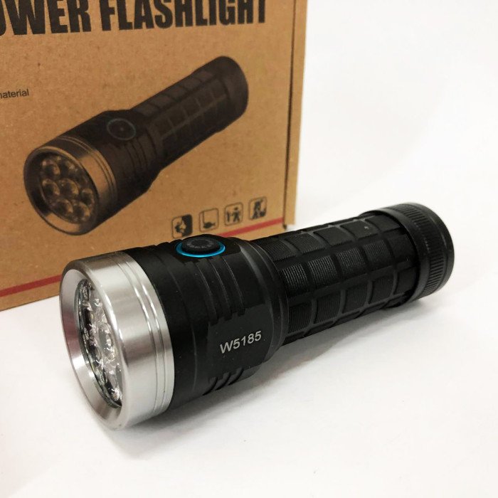 Ліхтарик компактний PLD W5185-8XHP360, Високоякісний ліхтарик, Довговічний світлодіодний ліхтар