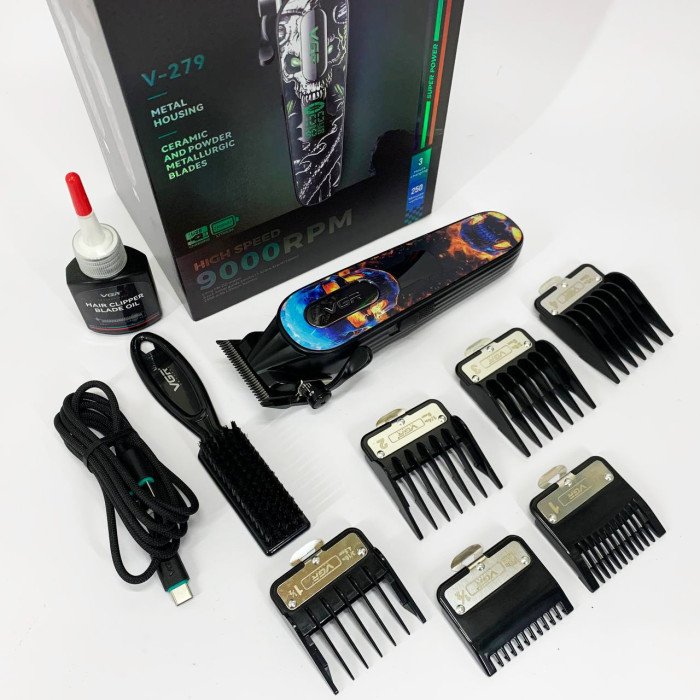 Акумуляторна машинка для стрижки VGR V-279 RED