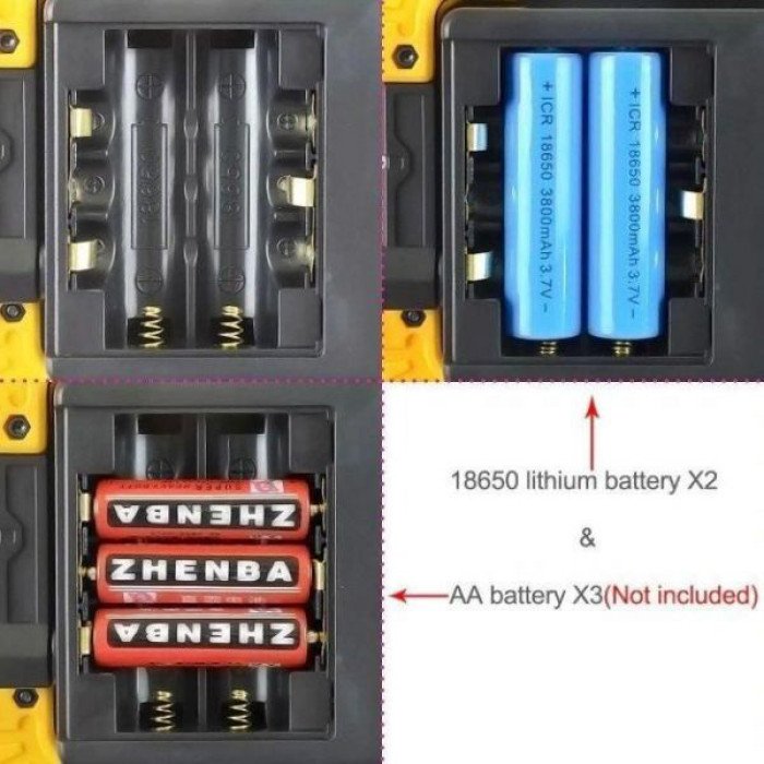 Світлодіодний ліхтар LED прожектор USB L811-20W-COB-1W з Power Bank, лампа-прожектор, ручний прожектор