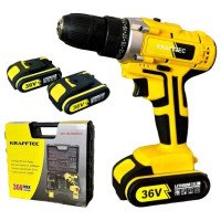 Шуруповерт акумуляторний KRAFFTEC 36V безщітковий, 2 АКБ