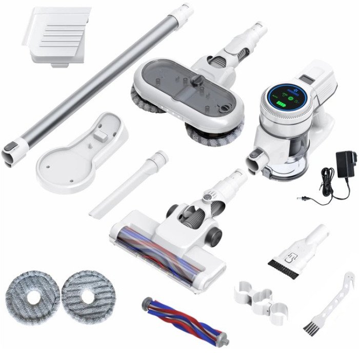 Пилосос бездротовий Adler AD 7064 350Вт для сухого та вологого прибирання акумулятор 2000 мАг