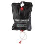 Походный туристический душ 20л 50°C CAMP SHOWER 41x60 см, кемпинговый душ с шнуром и крюком для подверса