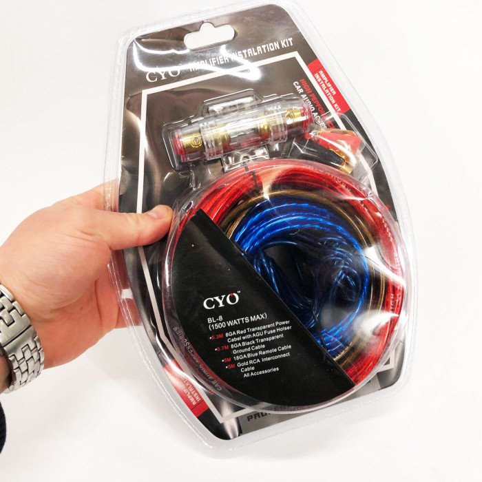 Набір дротів для встановлення саббуфера kit MD 8, набір кабелів для автоакустики