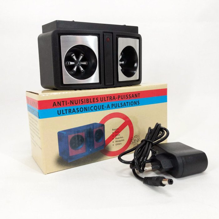 Ультразвуковий електронний відлякувач гризунів, мишей, щурів та комах DUAL SONIC PEST REPELLER