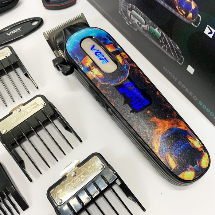 Акумуляторна машинка для стрижки VGR V-279 RED