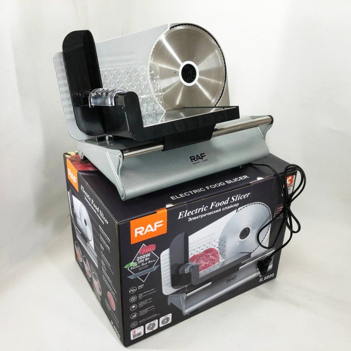 Слайсер для нарізання продуктів ломтерезка RAF R.8800