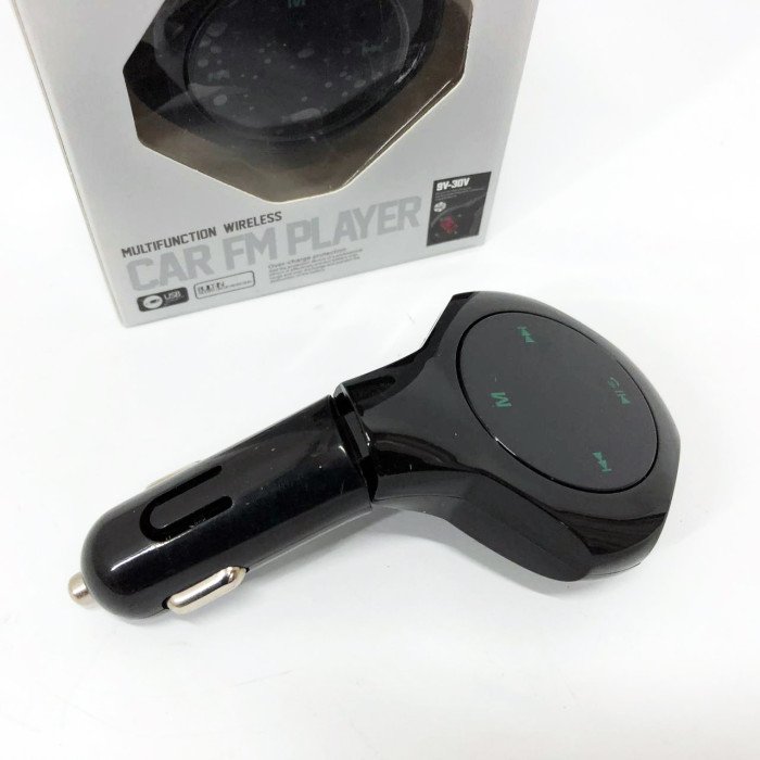 Трансмітер Автомобільний FM модулятор FM H29 BT, Модулятор для мобільних пристроїв в авто. Колір: чорний