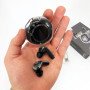 Бездротові навушники TWS T8 PRO з прозорим кейсом Вакуумний LED дисплей Bluetooth 5.3. Колір: чорний