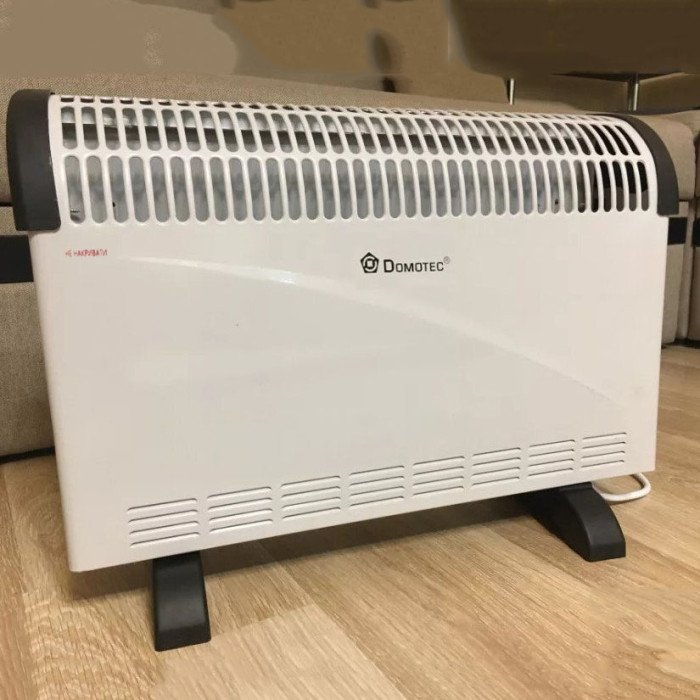 Конвектор Domotec MS-5904 з терморегулятором до 2000 Вт електричний обігрівач, Теплоконвектор