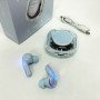 Бездротові навушники TWS T8 PRO з прозорим кейсом Вакуумний LED дисплей Bluetooth 5.3. Колір: блакитний