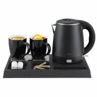 Електрочайник + 2 чашки та піднос ADLER AD 1387 1Л 1300Вт