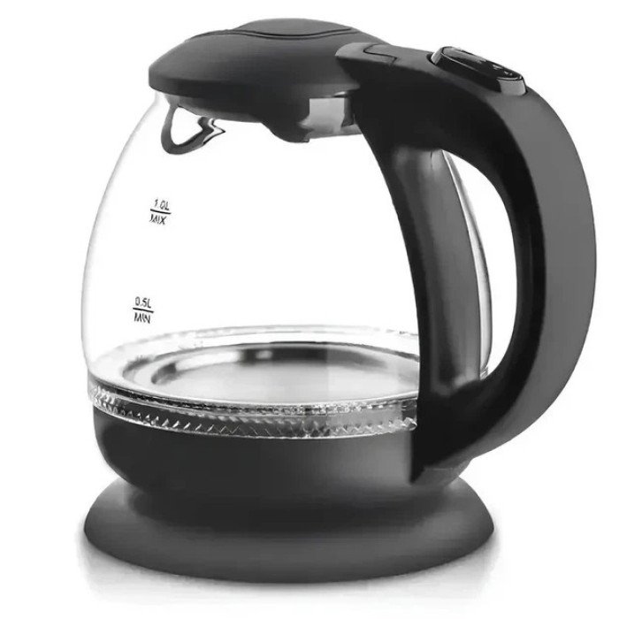 Скляний електрочайник Domotec MS-7910 1л 1650Вт з LED підсвічуванням